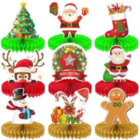 Christmas Honeycomb Ornament Christmas Party Decoration Desktop Honeycomb Ball Decoration