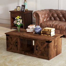 Bridgevine Home 48" Fully Assembled Aged Whiskey Coffee Table