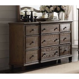 ACME Baudouin Dresser in Weathered Oak 26115