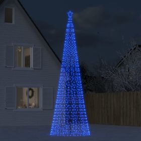 Christmas Tree Light with Spikes 1554 LEDs Blue 196.9"