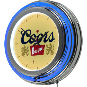 Coors Banquet 14-inch Neon Wall Clock