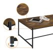 Lennox 3 Piece Brown Coffee and End Table Set