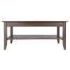 Santino Coffee Table; Oyster Gray