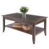 Santino Coffee Table; Oyster Gray