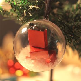 Funny Christmas Ball Ornaments, Mini Hanging Decorations for Family and Friends (Color: Q8)