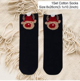 5 Pairs Cotton Christmas Socks Christmas Decoration For Home Christmas Ornament Xmas Gifts Navidad Natal 2022 Decor Socks New Year 2023 (Ships From: China, Color: christmas socks 27)