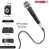 5 Core Premium Handheld Microphone Unidirectional Vocal Dynamic Cardioid Mic W Detachable 10ft XLR Cable Mic Clip Mesh Grille & ON/Off Switch Suited f