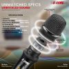 Wireless 210 ft Range Microphones UHF Dual Karaoke Mic Cardioid Pickup Rechargeable Receiver Cordless Microfono Inalambrico 5 Core WM UHF 02