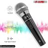 5 Core Premium Handheld Microphone Unidirectional Vocal Dynamic Cardioid Mic W Detachable 10ft XLR Cable Mic Clip Mesh Grille & ON/Off Switch Suited f