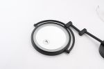 8 Inch LED Wall Mount Two-Sided Magnifying Makeup Vanity Mirror  Extension Finish 1X/3X Magnification Plug 360 Degree Rotation Waterproof Button Shavi