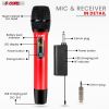 Wireless 210 ft Range Microphones UHF Dual Karaoke Mic Cardioid Pickup Rechargeable Receiver Cordless Microfono Inalambrico 5 Core WM UHF 02